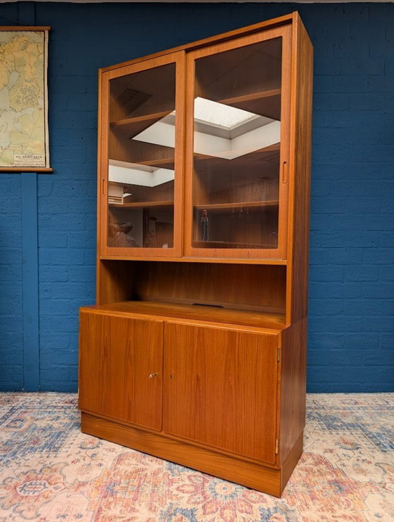 Image 1 of Vintage display cabinet from the 1960s, Danish design, Hundevad