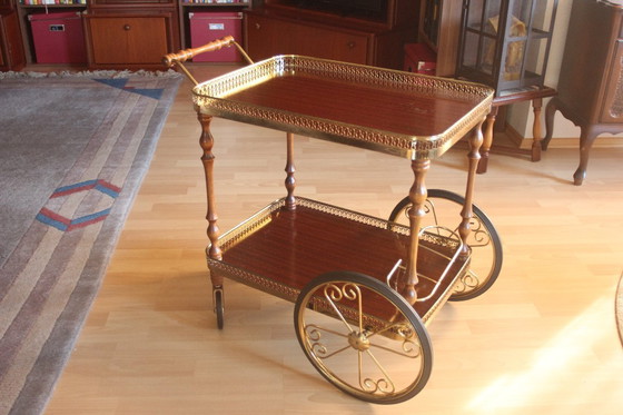 Image 1 of Chariot de bar vintage - Chariot de service