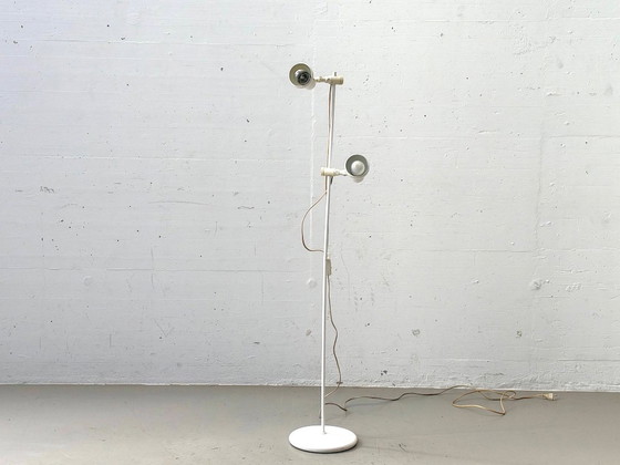 Leuchten Busch Lampada da terra doppia, Art. Nr. 3511-24, Made in Germany, Lampade da terra, Plastica, Bianco (foto 4 di 15)