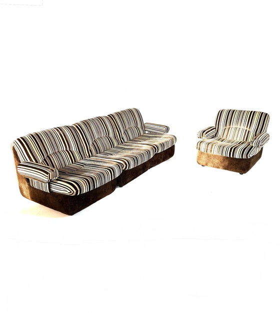 Image 1 of Vintage Space Age modular seating area '70