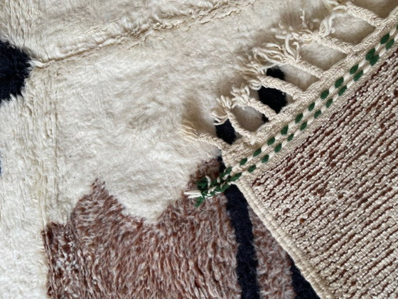 Image 1 of Tapis Beni Ouarain en laine authentique 250cmx150cm