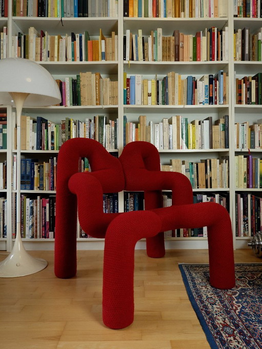 Sedia rossa postmoderna Ekstrem Varier Stokke