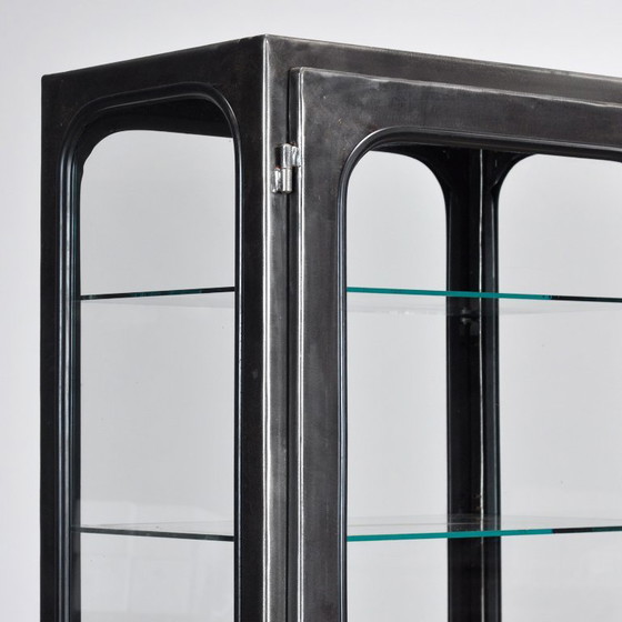 Vintage Polished Medical Cabinet, 1970s – Display cabinets, Glass, polished steel (photo 5 of 9)