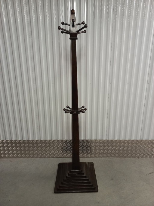 Wooden clothes hanger