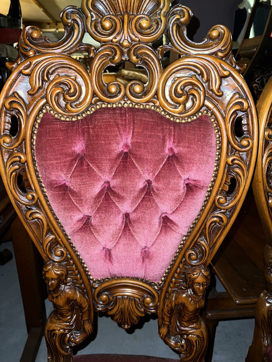 Image 1 of 4 sillas de comedor barrocas italianas