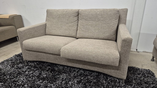 Leolux Paian 2-Sitzer Design Sofa + Drehstuhl und Sessel