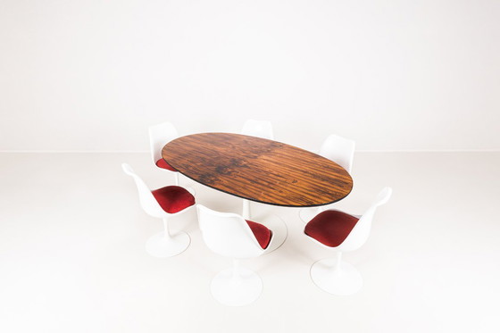 Image 1 of Oval Dining Table in Rosewood by Maurice Burke for Arkana, England, 1960s