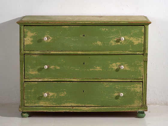 Antique green chest of drawers (c.1920) #12 (photo 31 of 40)