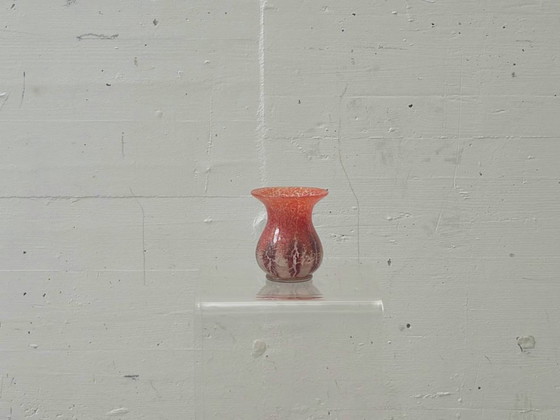 Image 1 of Ikora vase made of mouth-blown glass by Karl Wiedmann for WMF, 1930s