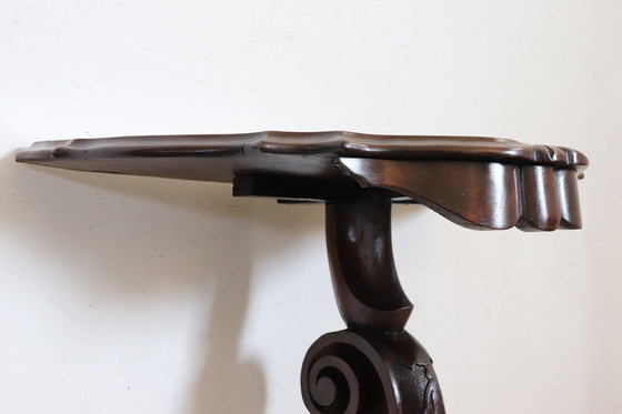 Image 1 of Gueridon Table in Walnut, Early 20th Century