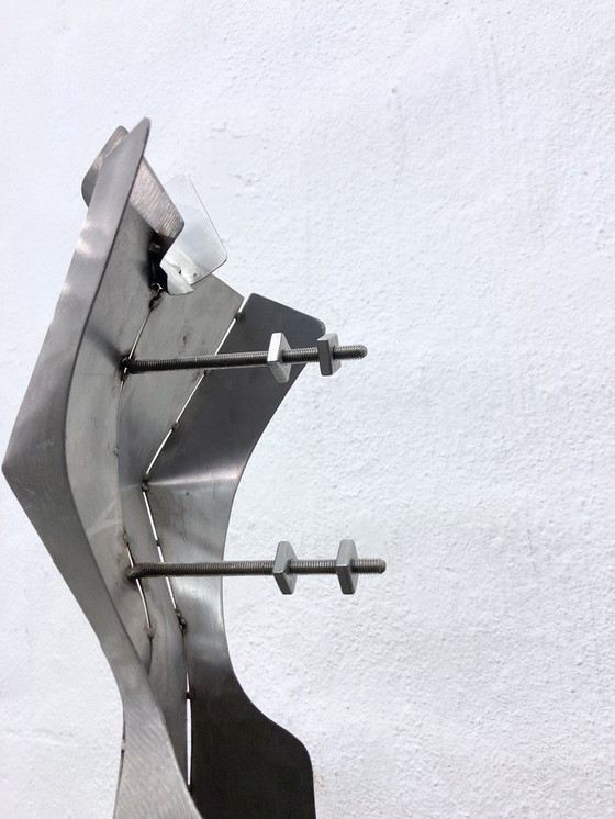 Image 1 of 2 vloerlampen 80s 90s design Reinhard Stubenrauch engel verlicht sculptuur