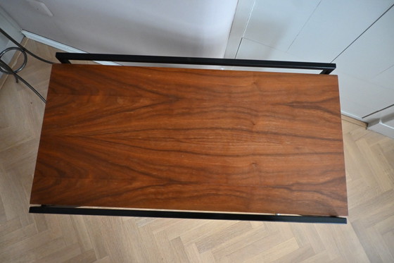 Beautiful mid-century vintage side table 60s. – Wood, Metal (photo 2 of 8)