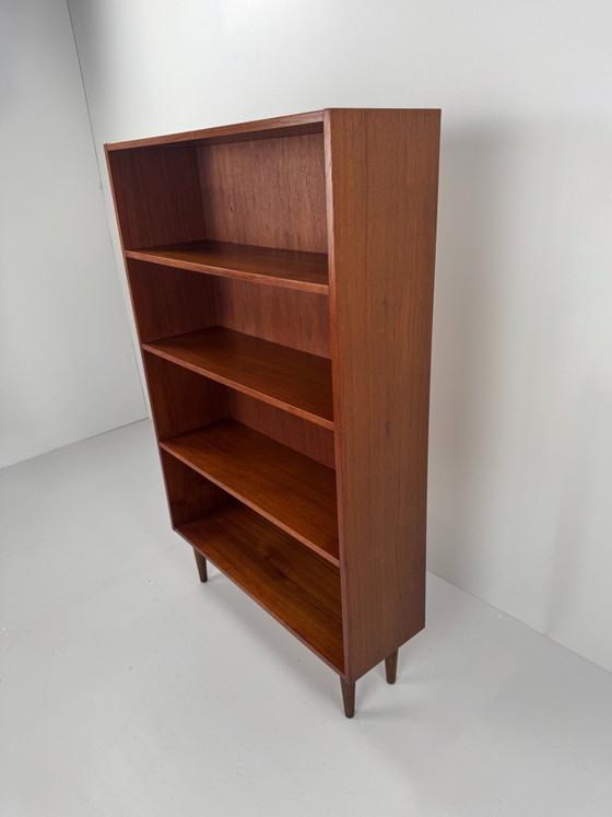 Libreria danese in teak, Danimarca, anni '60 – Librerie, Legno (photo 3 of 11)