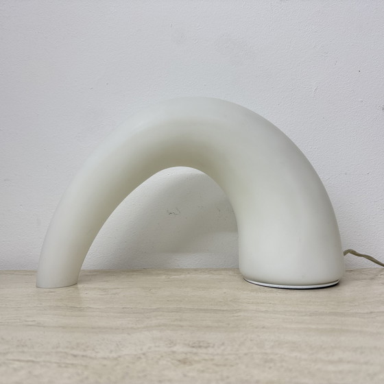 Image 1 of Fontana Arte Thor glass table lamp , 1980s Italy