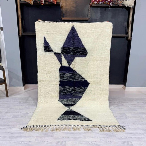 Alfombra Bereber Tejida a Mano Artesanal a Medida 2/3 M
