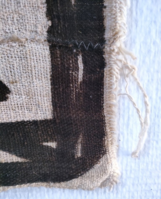 Image 1 of korhogo senoufo wandkleed vintage canvas
