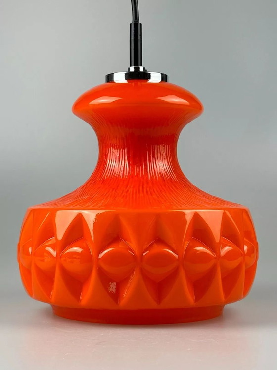 Image 1 of Lámpara colgante Peill &amp; Putzler de los años 60 y 70, lámpara de techo de cristal, lámpara de diseño espacial