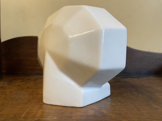 Image 1 of Soap dish White Porcelain Art Deco 1930 French