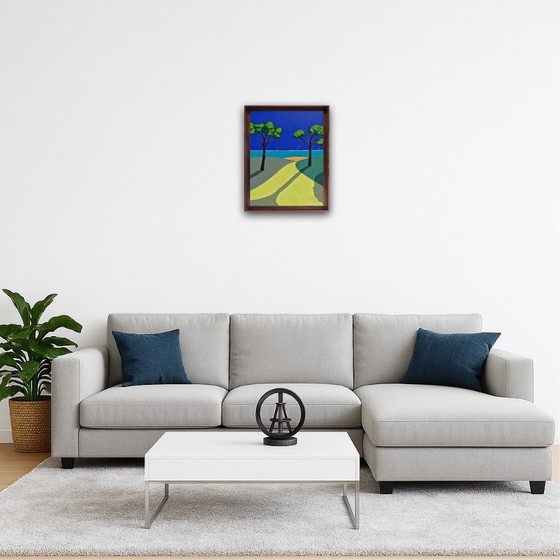 Image 1 of Acrilico su tela, cornice 41x33cm