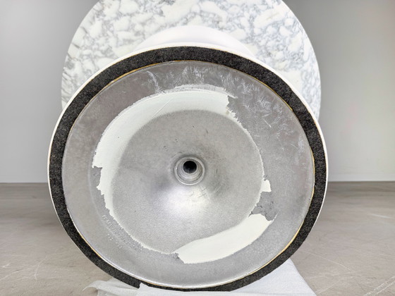 Image 1 of Eero Saarinen Midcentury Dining Table Tulip Marble Knoll International II