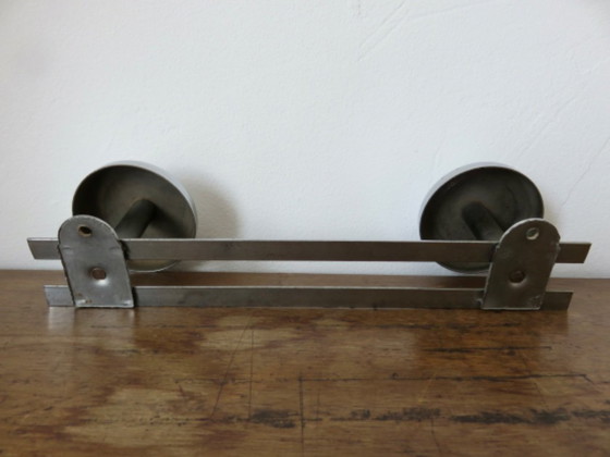 Image 1 of Perchero de pared, metal cromado, años 70