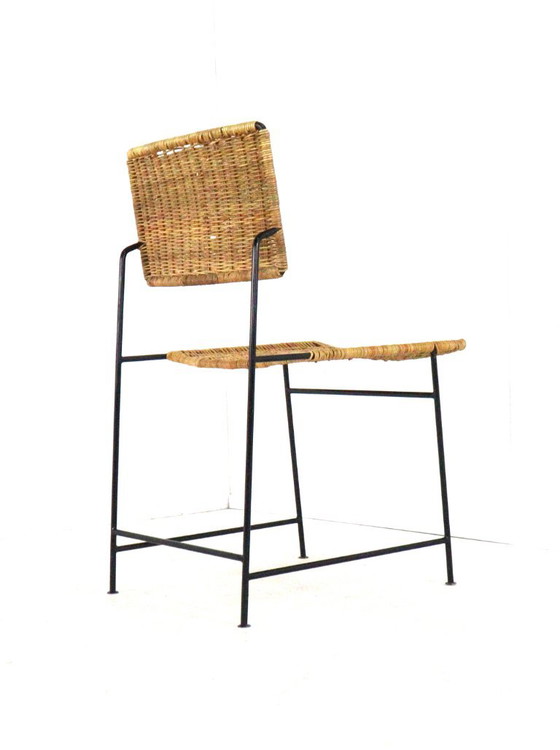 Maria Witzemann For Wilde Und Spieth SW88 Chair | 2 Pieces Available Vintage – Dining chairs, Metal, Wicker (photo 15 of 20)