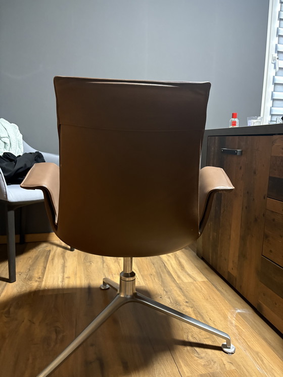 Image 1 of Walter Knoll Stuhl-Set (3 piezas) – Hochwertiges Echtleder – Designklassiker