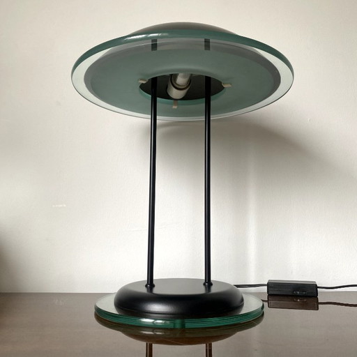 Vintage Pilz Tischlampe Herda 1980er Jahre neuer Zustand