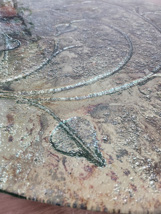 Image 1 of Tavolino da caffè ovale vintage