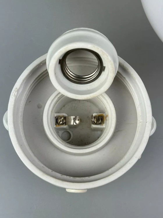 Image 1 of 50s 60s lamp lamp wall lamp cellar lamp ceramic glass Bauhaus design