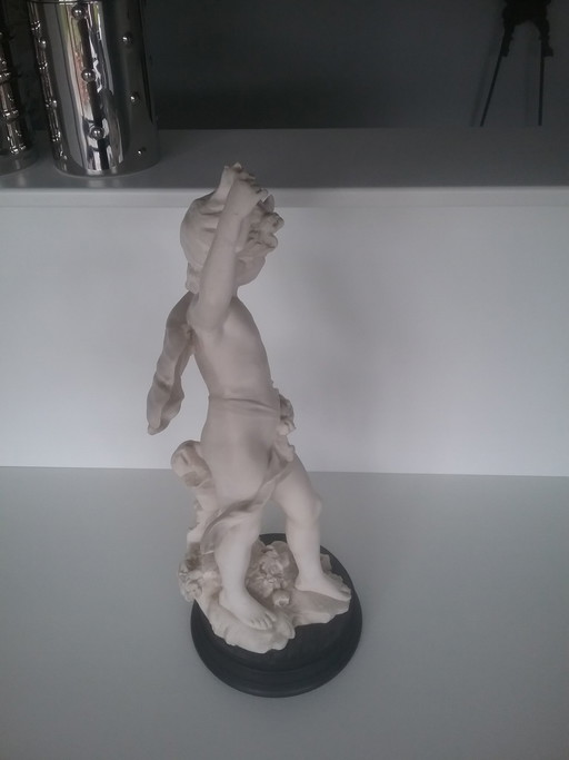 Jongen met bloemen 