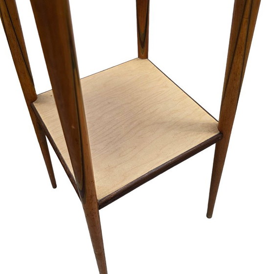 Vintage Franse Plantentafel Met Biljart Keuen, Jaren 60 – Bijzettafels, Wood (photo 3 of 5)