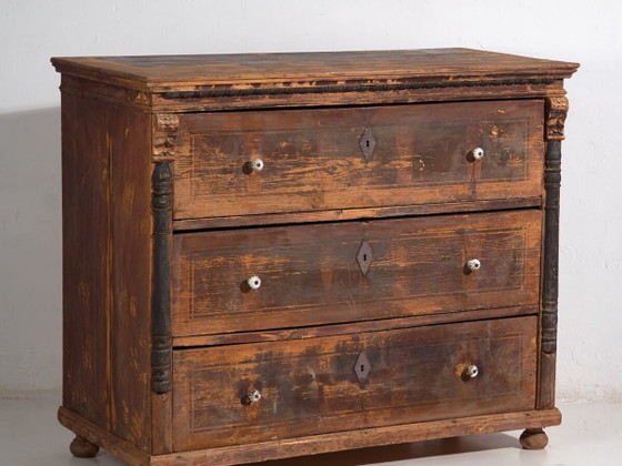 Antique chest of drawers with porcelain handles (c.1920) #77 (photo 2 of 40)