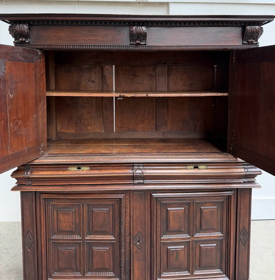 18th Century Two-Part Buffet in Walnut. – High Boards, Metal, Wood (photo 9 of 13)