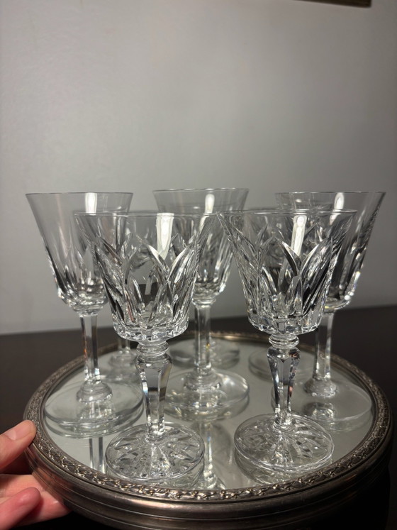 8 Saint Louis glazen (3 modellen), Glazen & Karaffen, Kristal, Transparant (foto 7 van 15)