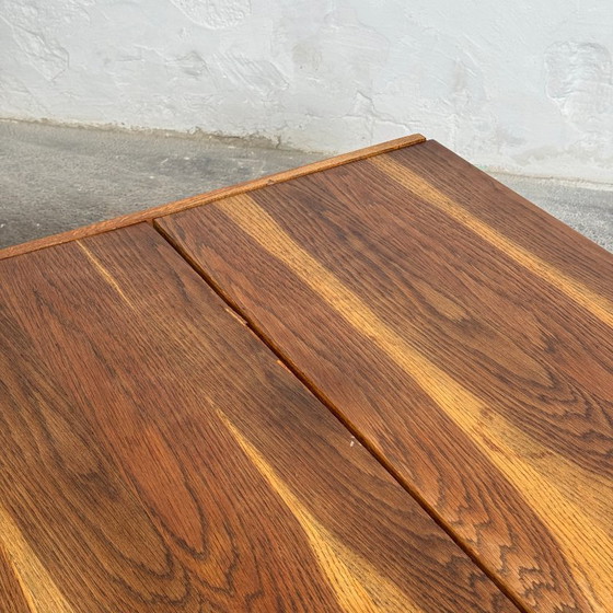 Image 1 of Mesa de centro de roble con espacio de almacenamiento, años 60 – Diseño húngaro