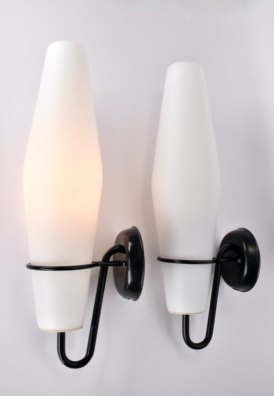 Image 1 of RAAK wandlampen modelnummer C-1556, 1958