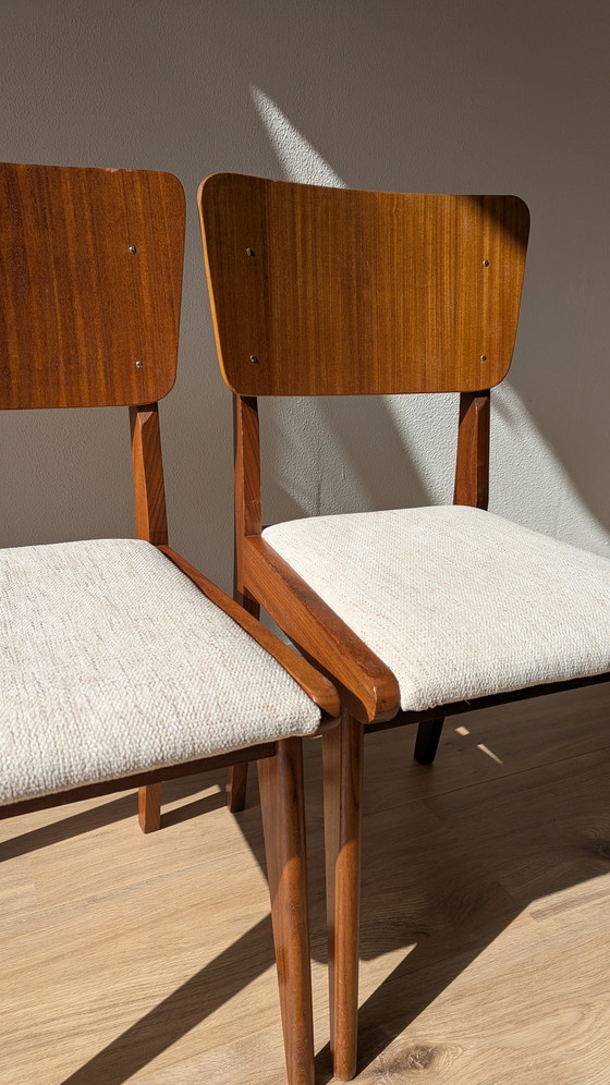 Image 1 of Set di sedie da pranzo vintage danesi in teak