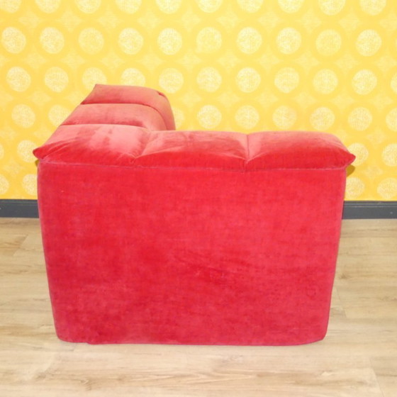 Image 1 of Modular sofa, 3 elements, corner armchair, foam, Lübke model Q-System, 1990s