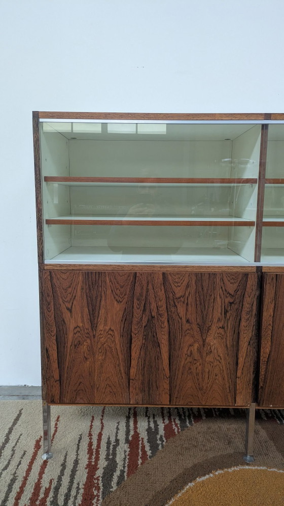 Vintage modernist design Bookcases – Glass, Wood (photo 6 of 9)