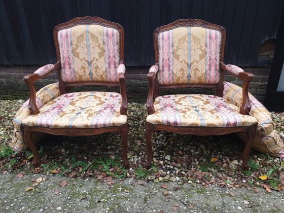 Image 1 of 2 fauteuils baroques Louis