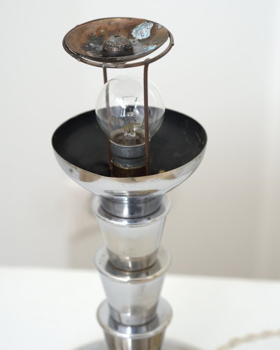 Image 1 of Art Deco Mushroom Table Lamp (1930s)