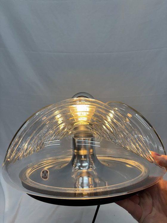 Image 1 of Lampe de plafond ou applique murale vintage Peill & Putzler Futura Wave, 1970