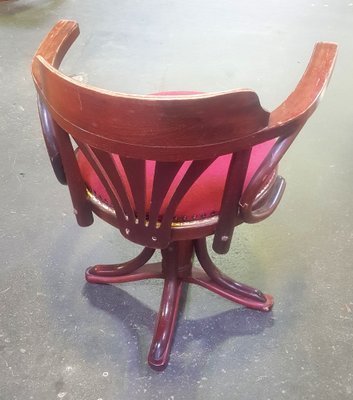 Sedia da ufficio a dondolo Captains Chair in legno