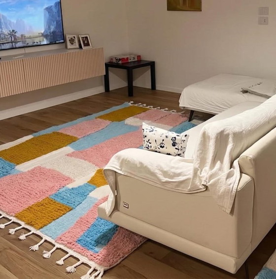 Luxe handgemaakt Marokkaans tapijt – Authentieke Atlas 260cmx160cm – Vloerkleden en tapijten, Cotton (photo 3 of 6)
