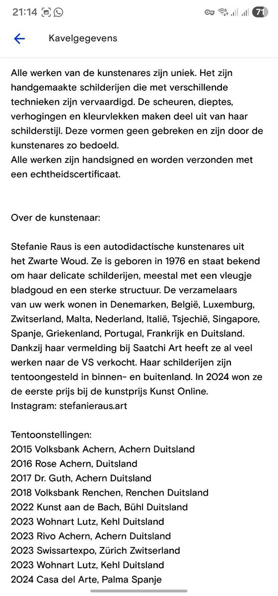 Image 1 of Schilderij Stefanie Raus - Summertime II 598 XXL 