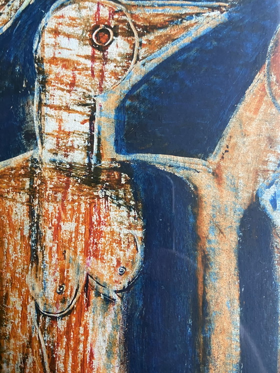 Image 1 of Rajne Dangova pastel / tiza en marco