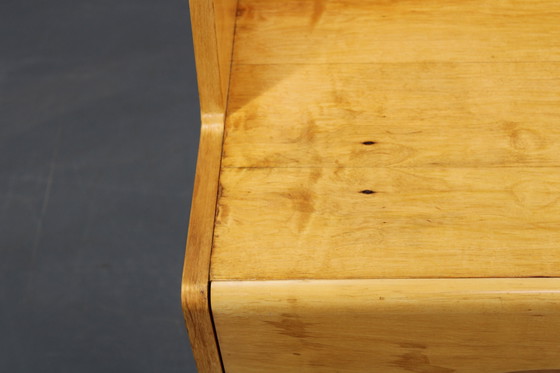 Image 1 of Nachtkastjes en ladekast met glazen legplank uit 1960, Tsjecho-Slowakije