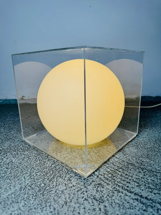Image 1 of Lámpara de mesa Cube & Sphere de Harco Loor para Harco Loor Design, Países Bajos, década de 1980