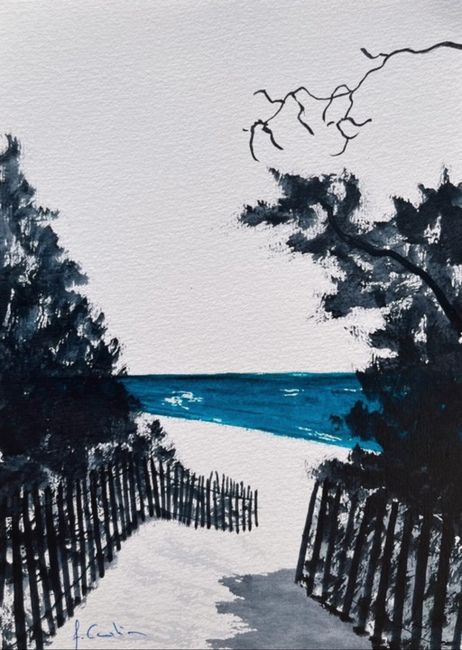 Artist's sketch 21x15cm
